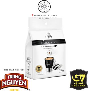 Cà Phê Sữa Hòa Tan Trung Nguyên Legend Classic Bịch 50 gói