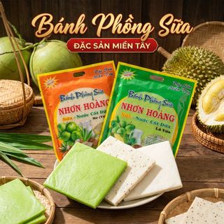 Bánh Phồng Sữa Nhơn Hoàng Béo Thơm, Đậm Vị Cốt Dừa 220g