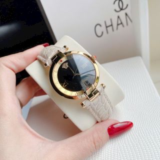 ĐỒNG HỒ NỮ CAO CẤP VERXACE REVIVE MIRRO DÂY DA MẶT BÓNG