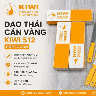 HỘP 12 DAO THÁI CÁN VÀNG KIWI 512 (T150)