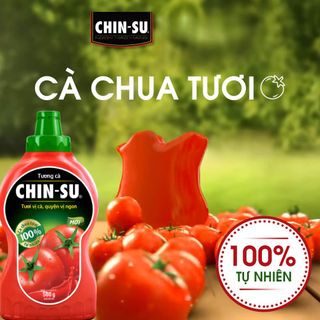 Tương Cà CHIN-SU 500g - Chua Ngọt Đậm Vị | Ăn Kèm Đồ Chiên, Xúc Xích, Mì