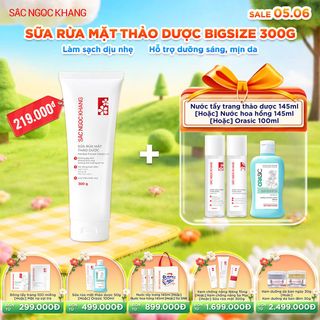 Sữa Rửa Mặt Thảo Dược [300G] - Sắc Ngọc Khang KÈM QUÀ TẶNG