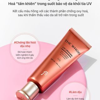 Set tinh chất chống nắng The Whoo UV Ultimate Red Vitamin Sunscreen Special Set