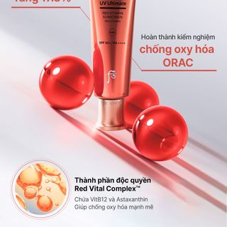Set tinh chất chống nắng The Whoo UV Ultimate Red Vitamin Sunscreen Special Set