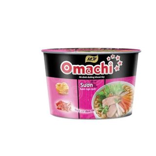 Mì Tô Omachi Sườn Hầm Ngũ Quả - Thùng 18 Tô x 95g