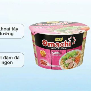 Mì Tô Omachi Sườn Hầm Ngũ Quả - Thùng 18 Tô x 95g