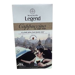 Cà Phê Hòa Tan Trung Nguyên Legend Cappuccino vị Mocha/ Hazenut/ Coconut - Hộp 12 gói/18gr