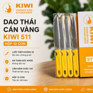 HỘP 12 DAO THÁI CÁN VÀNG KIWI 511 (T150)