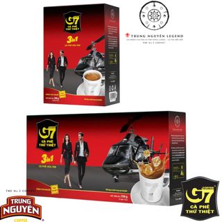 Cà phê Sữa G7 3in1 - Hộp 18 sticks 16gr