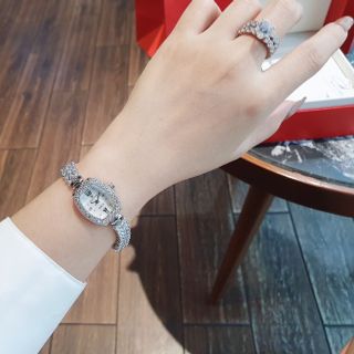 ĐỒNG HỒ NỮ CAO CẤP RODAL CROWN MẶT BẦU ĐÍNH ĐÁ CZ FULL DÂY
