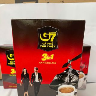 Cà phê Sữa G7 3in1 - Hộp 18 sticks 16gr