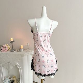 Váy ngủ lụa ren
