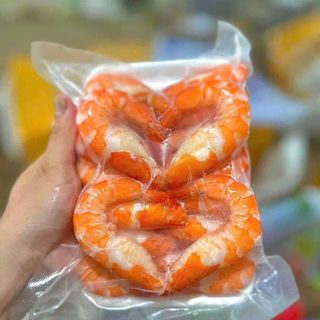 Tôm hấp nõn - Khay 500g hàng net 7 ( Giao TPHCM )