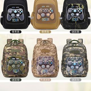 Balo Gamepad Cực Ngầu, Thiết Kế Game Over Cá Tính Cho Bé Trai A2927