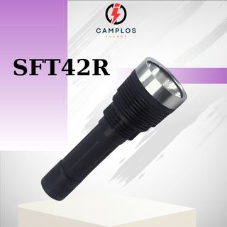 Camplos Đèn pin siêu sáng M50 SFT42R 3300 lumen tầm xa 980m đèn bin cầm tay hợp kim nhôm chống nước pin 21700