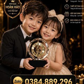 Đồng hồ pha Lê cao cấp món quà vinh danh ý nghĩa