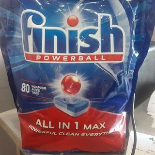 Viên rửa chén,ly Finish Powerball al in 1 max 80 viên