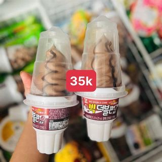 Kem Lốc Xoáy Hồng Tuyết Vị Socola