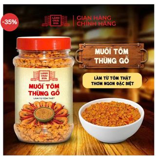 Muối tôm thùng gỗ lcx hũ 130gr