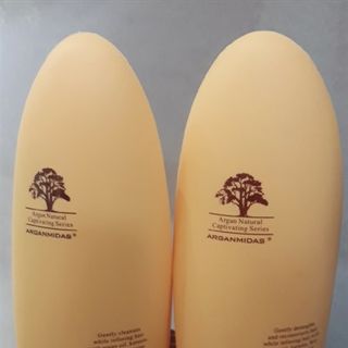 Cặp gội xả Phục Hồi tóc hư tổn Arganmidas Moroccan Argan Oil 450ml