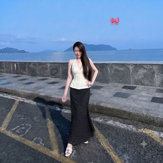 SET ÁO REN CÓ MÚT NGỰC + CHÂN VÁY ĐUÔI CÁ KATE LỤA
