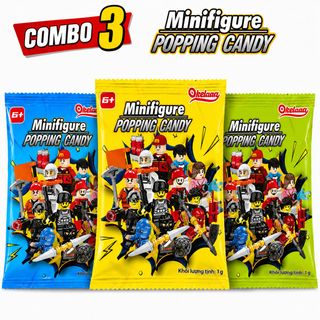 Đồ Chơi Lắp Ráp 12 Nhân Vật Nghề Nghiệp Ngẫu Nhiên Kèm Kẹo Nổ Okelaaa