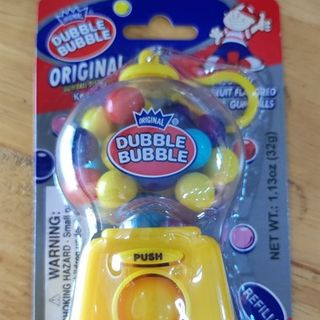 Kẹo đồ chơi Dubble Bubble Original Key-Ring 32g