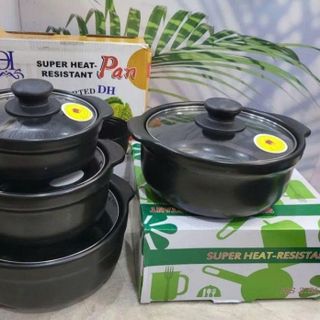 NỒI ĐẤT SỨ SÂU LÒNG 3,5 Lít ĐH LOẠI 1 - CHỊU NHIỆT CAO (T8)