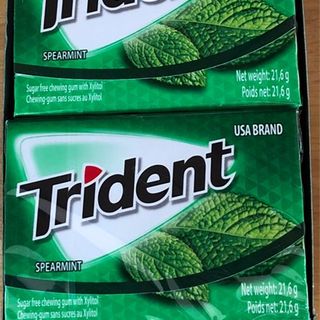 Kẹo Gum Trident Vị Bạc Hà ( Xanh Lá ) 26,6g