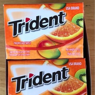 Kẹo Gum Trident Vị Trái Cây Nhiệt Đới 26,6g