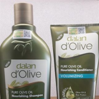 Cặp gội xả Dalan D`Olive Volumizing tăng độ phòng cho tóc