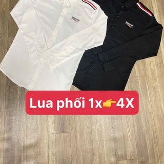 áo sơ mi lụa phối