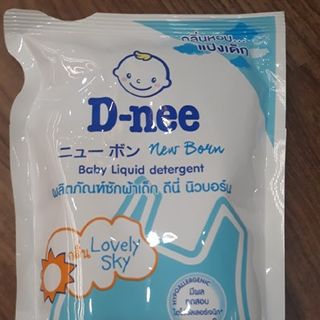 NƯỚC GIẶT QUẦN ÁO EM BÉ D-NEE XANH 600ML
