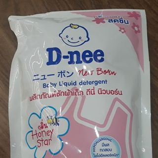 NƯỚC GIẶT QUẦN ÁO EM BÉ D-NEE HỒNG 600ML
