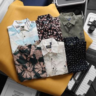 Áo sơ mi nam.  LINEN hoa văn - polo   chất vải linen mềm , mịn , chuẩn linen.
