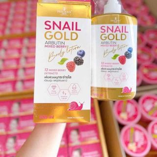Dưỡng body trắng Snail Gold 500ml