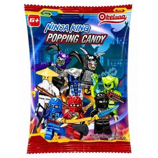 Đồ Chơi Lắp Ráp Lego Ninja 8 Nhân Vật Ngẫu Nhiên Kèm Kẹo Nổ Okelaaa