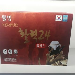 Nước hồng sâm nhung hươu (100ml x 10 chai)