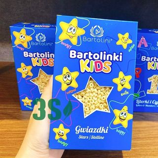 Mì nui hình ngôi sao 2 trứng Bartolinki Kids Gwiazdki Stars/stelline 250g