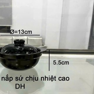 NỒI ĐẤT SỨ NHÍ 5in ĐH LOẠI 1 - CHỊU NHIỆT CAO (T48)