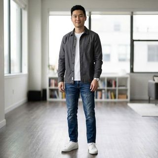 Jean dài nam. Form: slim fix.