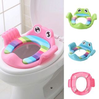 LÓT BỒN CẦU ẾCH CHO BÉ CÓ TAY VỊN