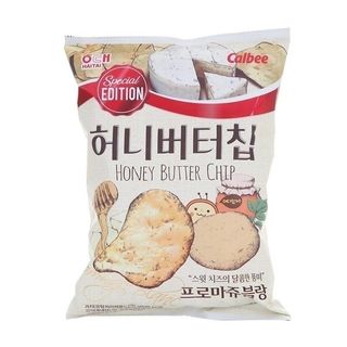 Snack Khoai Tây Mật Ong Haitai Honey Butter Chip Trắng 60g