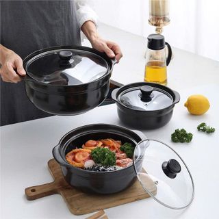 NỒI ĐẤT SỨ SÂU LÒNG 1 Lít ĐH LOẠI 1 - CHỊU NHIỆT CAO (T18)