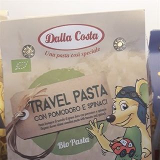 Nui Rau Củ Hữu Cơ Hình Tàu Xe Dalla Costa Travel Pasta 250g