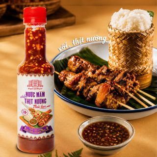 [Combo 3 Chai] Nước Mắm Chấm Thịt Nướng pha sẵn 8 vị Làng Chài Xưa - Chắt lọc tinh tuý ẩm thực Thái