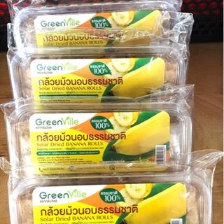 Chuối Sấy Dẻo Cuộn Green Ville 150g