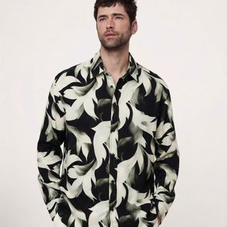 Sơ mi tay dài nam.  Chất lụa 100% cotton dệt , thiết kế tay dài , tông màu mới tinh tế .