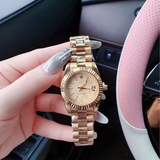 SĂN SALE ĐỒNG HỒ NAM NỮ THỜI TRANG ROLXE NIỀNG KHÍA KHOÁ BƯỚM MẶT VI TÍNH