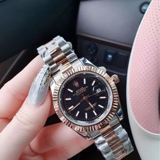 SĂN SALE ĐỒNG HỒ NAM NỮ THỜI TRANG ROLXE NIỀNG KHÍA KHOÁ BƯỚM MẶT VI TÍNH